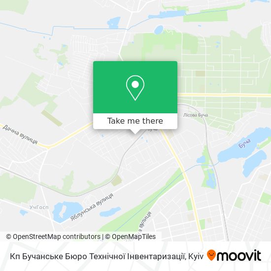 Карта Кп Бучанське Бюро Технічної Інвентаризації