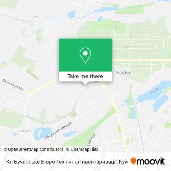 Карта Кп Бучанське Бюро Технічної Інвентаризації