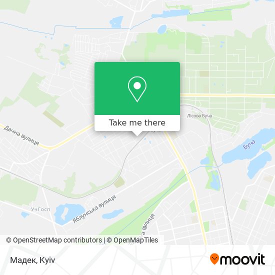 Мадек map
