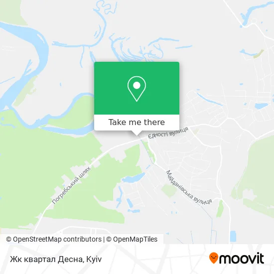 Карта Жк квартал Десна