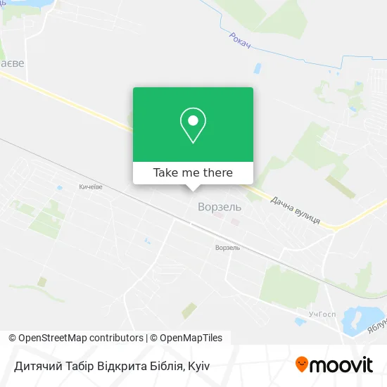 Дитячий Табір Відкрита Біблія map