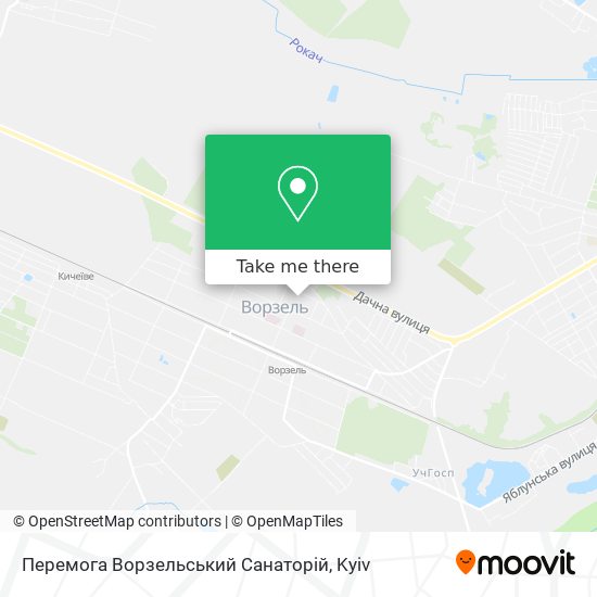 Перемога Ворзельський Санаторій map