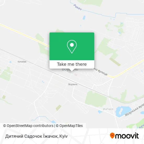 Дитячий Садочок Їжачок map