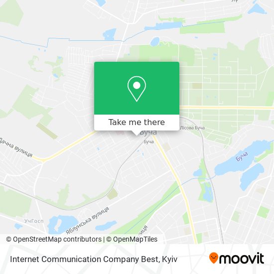 Карта Internet Communication Company Best