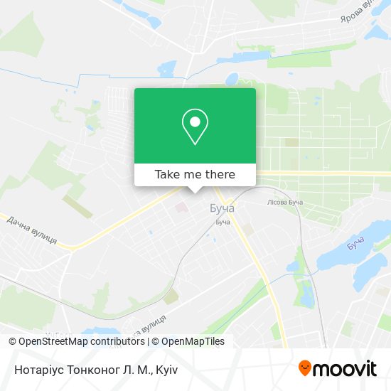Нотаріус Тонконог Л. М. map