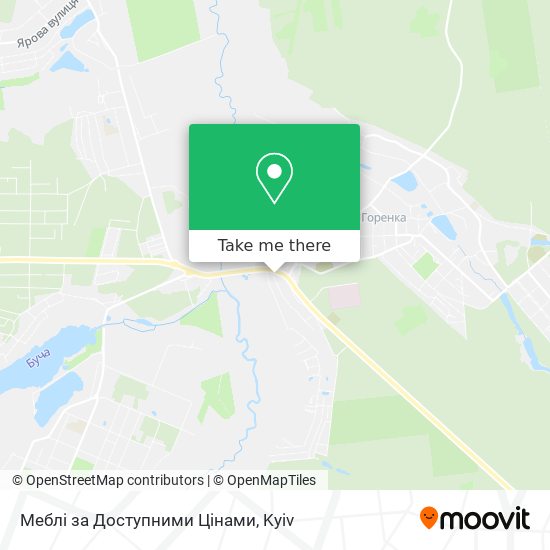 Меблі за Доступними Цінами map