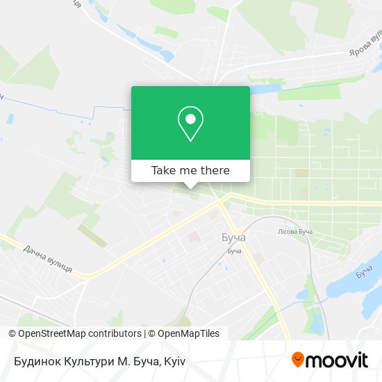 Будинок Культури М. Буча map