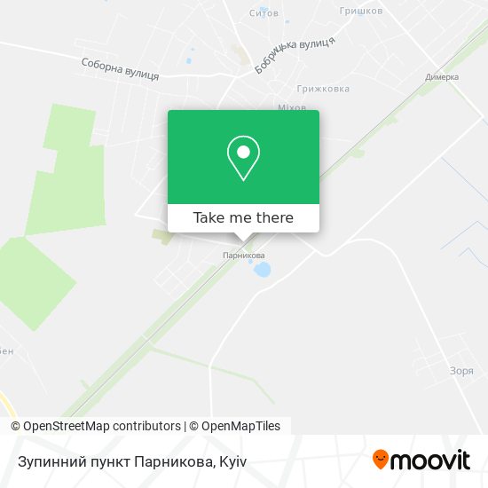 Зупинний пункт Парникова map