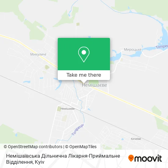 Немішаївська Дільнична Лікарня-Приймальне Відділення map