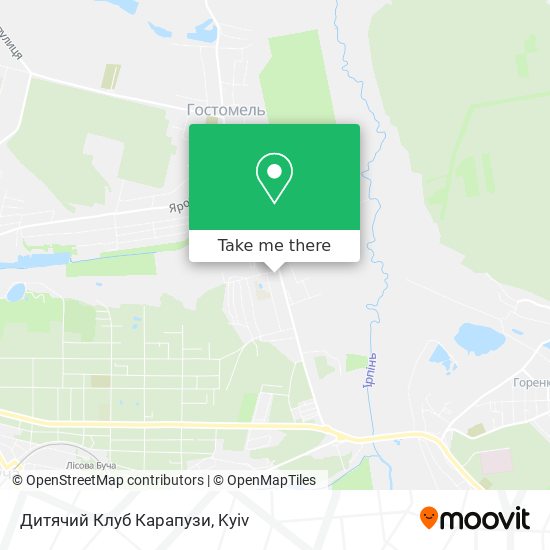 Карта Дитячий Клуб Карапузи