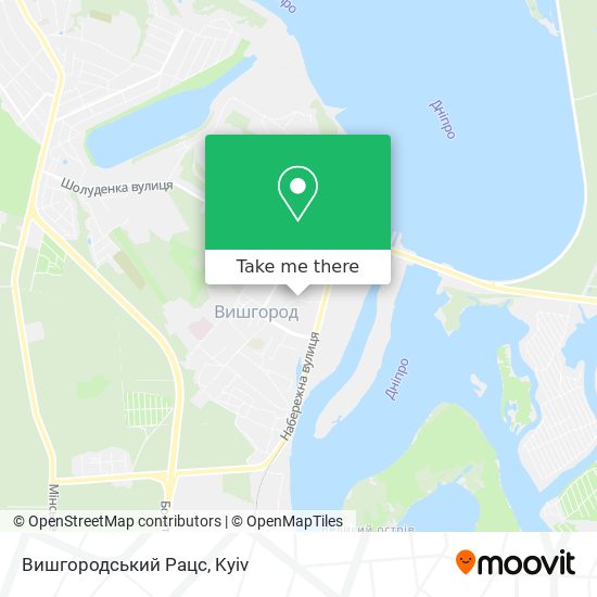 Вишгородський Рацс map