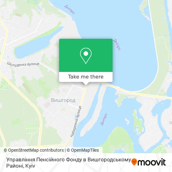 Управління Пенсійного Фонду в Вишгородському Районі map