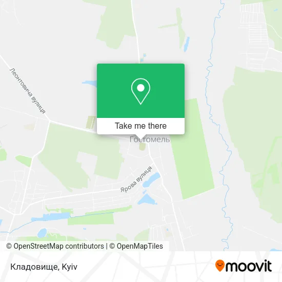 Карта Кладовище