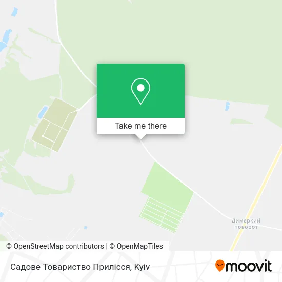 Садове Товариство Прилісся map