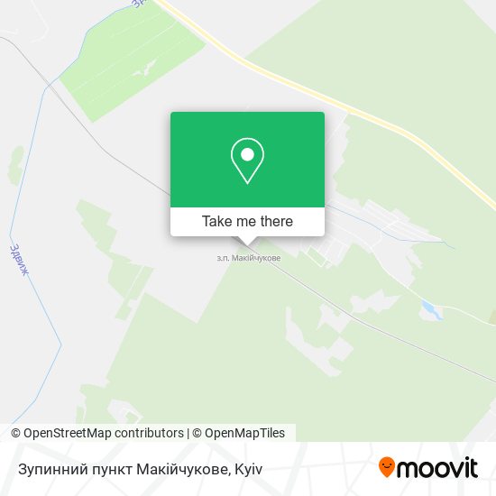 Карта Зупинний пункт Макійчукове