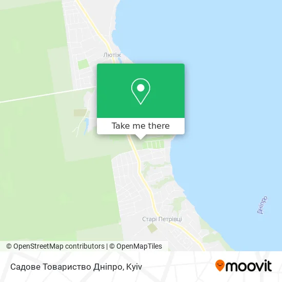 Садове Товариство Дніпро map
