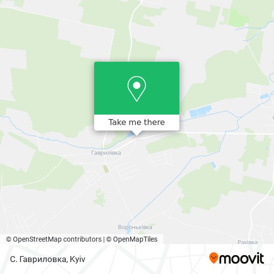 С. Гавриловка map