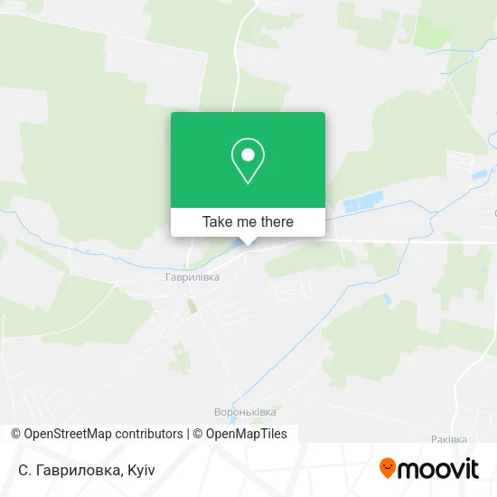 Карта С. Гавриловка