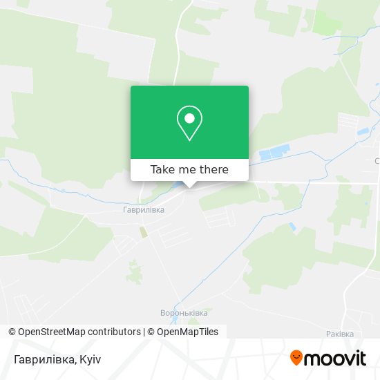Карта Гаврилівка