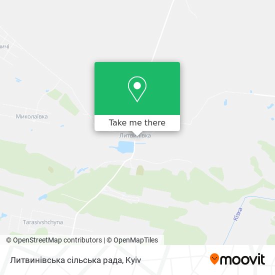 Литвинівська сільська рада map