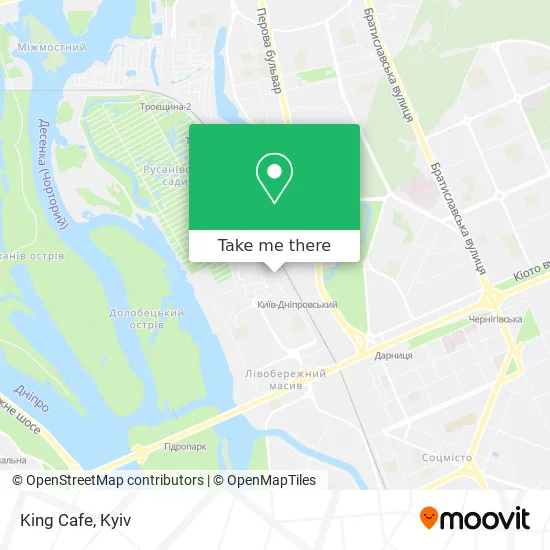 Карта King Cafe