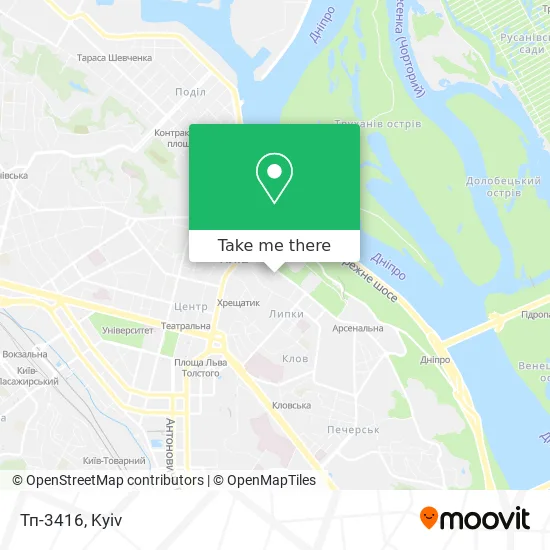 Карта Тп-3416