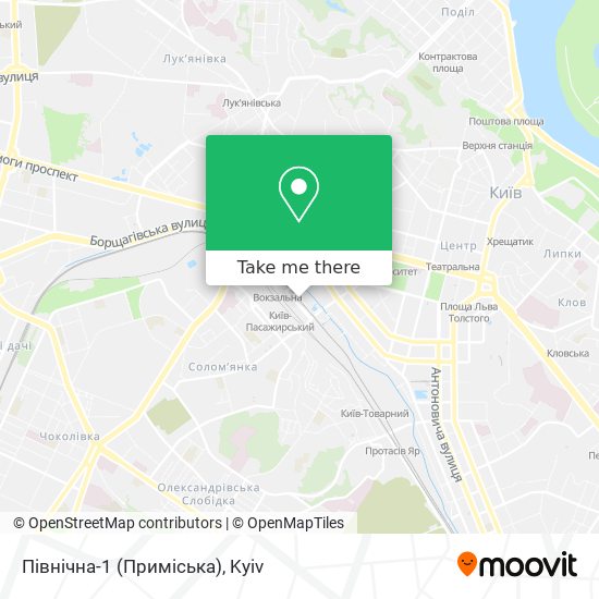 Північна-1 (Примiська) map