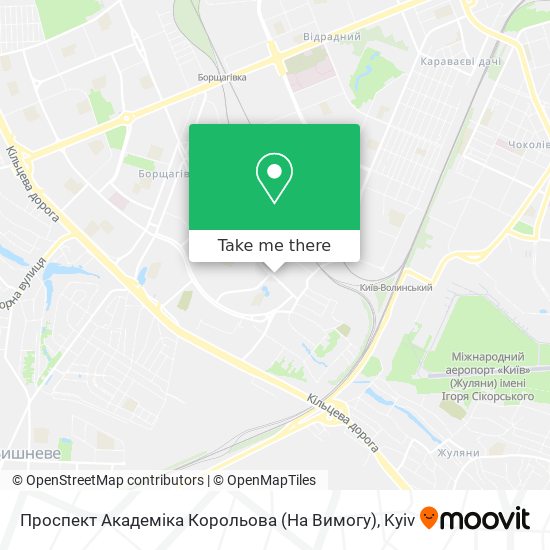 Проспект Академіка Корольова (На Вимогу) map