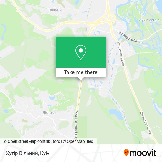 Хутір Вільний map