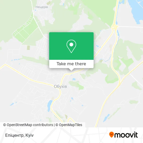 Епіцентр map