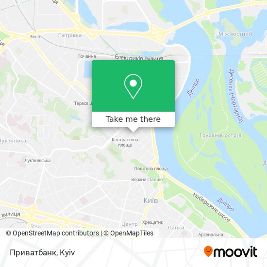 Карта Приватбанк