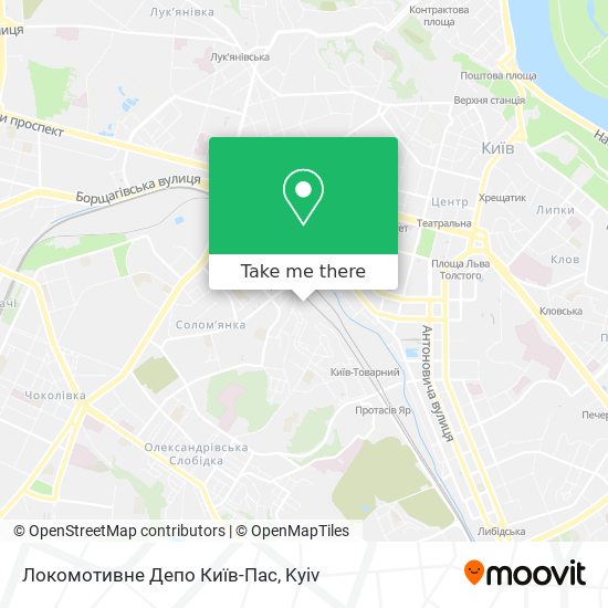 Локомотивне Депо Київ-Пас map