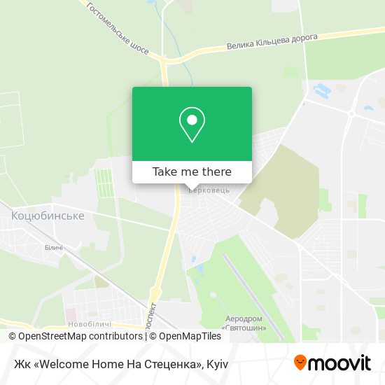 Жк «Welcome Home На Стеценка» map
