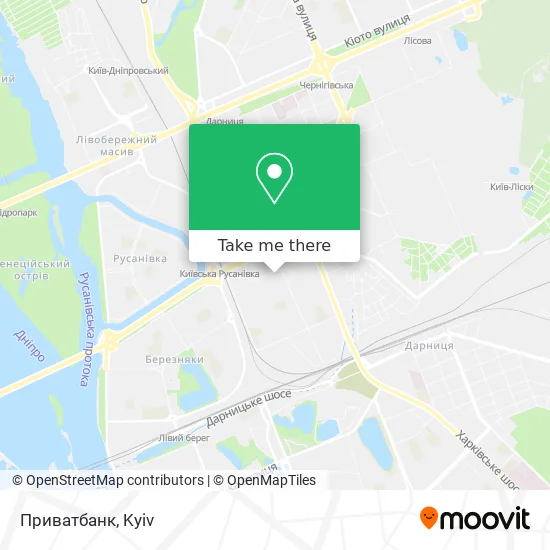 Приватбанк map