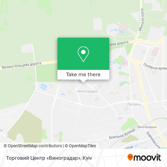 Торговий Центр «Виноградар» map
