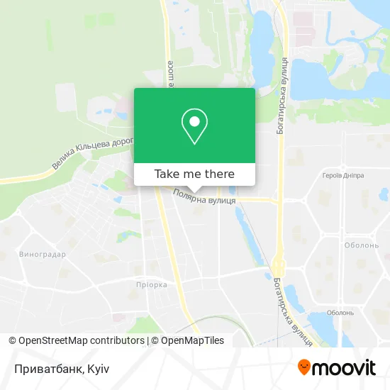 Карта Приватбанк