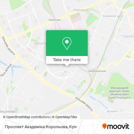 Проспект Академіка Корольова map