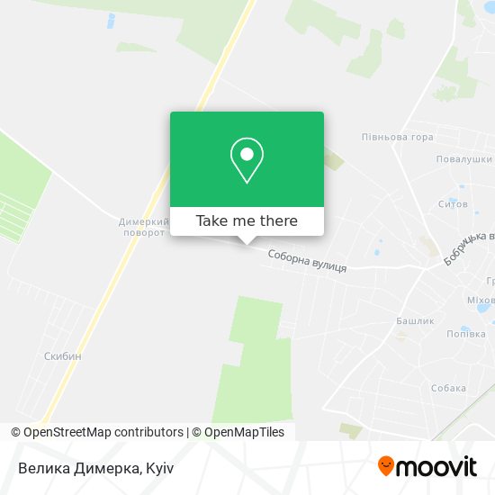 Велика Димерка map