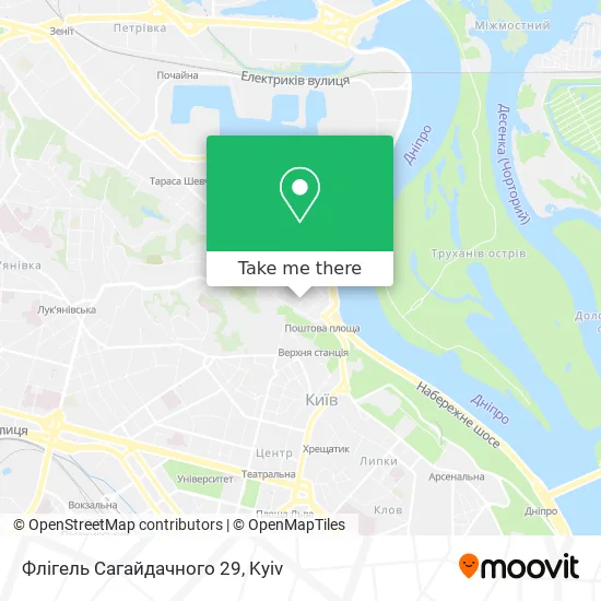 Флігель Сагайдачного 29 map