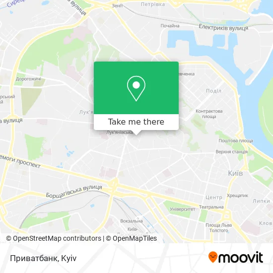 Карта Приватбанк