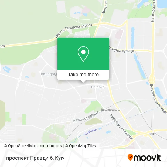 Карта проспект Правди 6