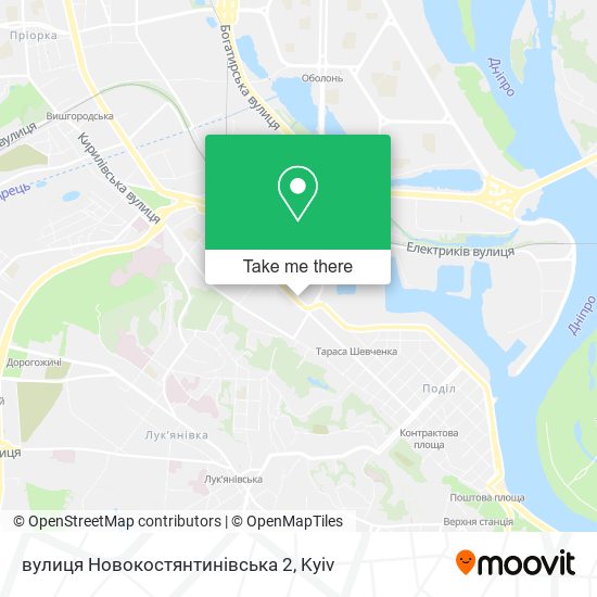 Карта вулиця Новокостянтинівська 2
