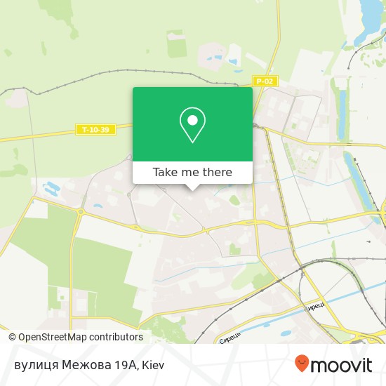 вулиця Межова 19А map