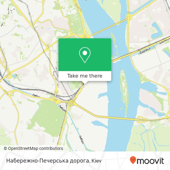 Набережно-Печерська дорога map