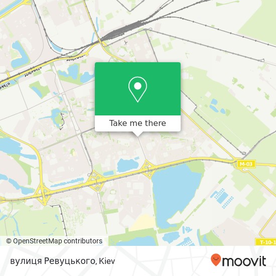 вулиця Ревуцького map