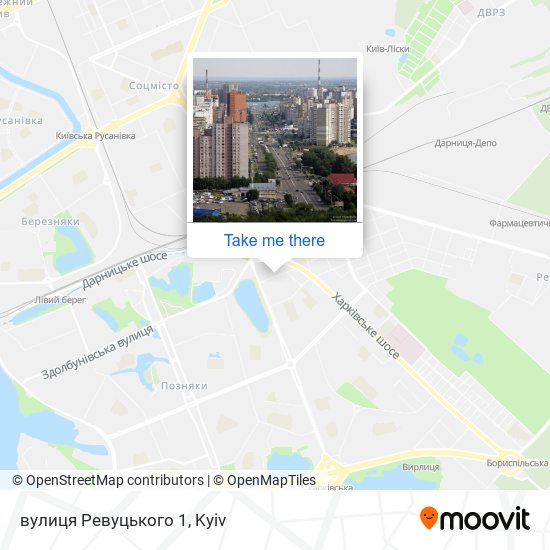 вулиця Ревуцького 1 map