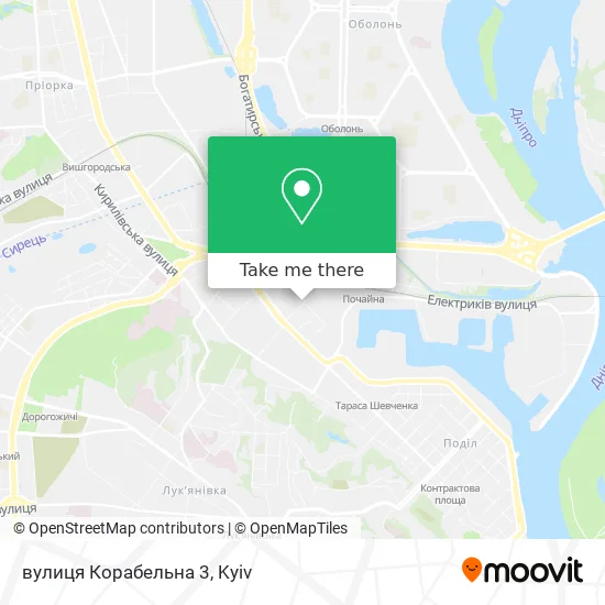 вулиця Корабельна 3 map