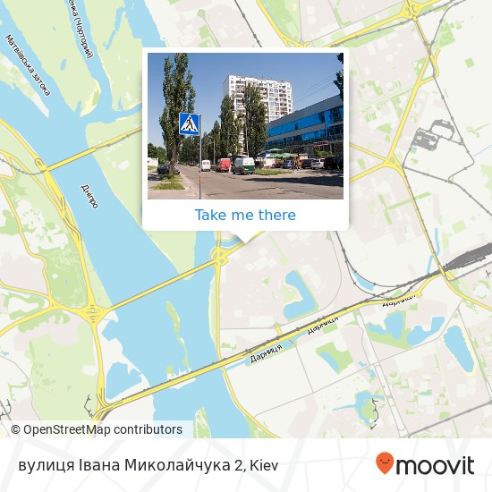 вулиця Івана Миколайчука 2 map