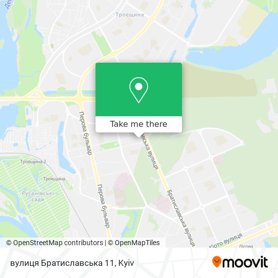 вулиця Братиславська 11 map