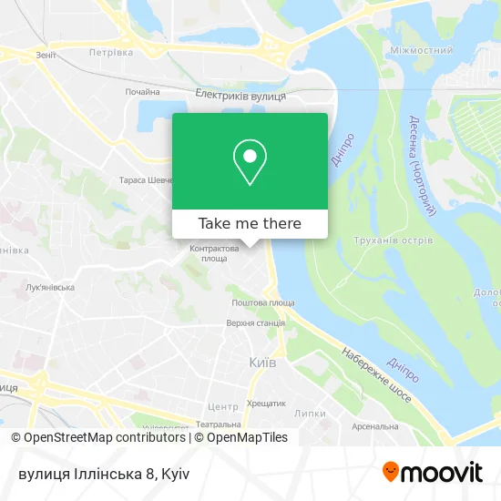 вулиця Іллінська 8 map